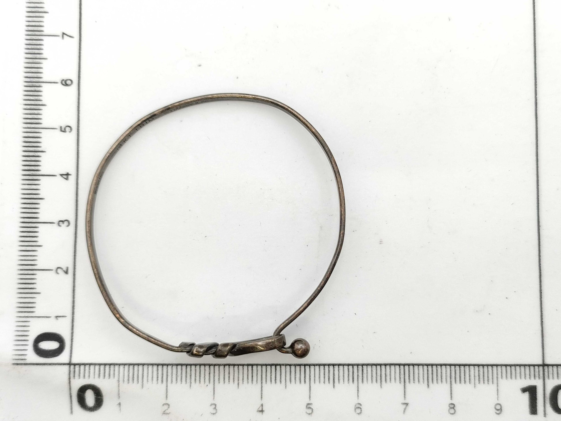 Tiffany & Co. Hook & Eye Bangle, SV925, 5.7g