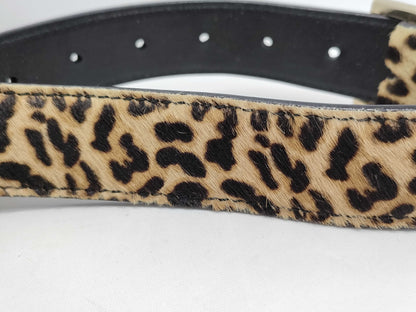 JIMMY CHOO Madeline Leopard Harako Leather Shoulder Bag