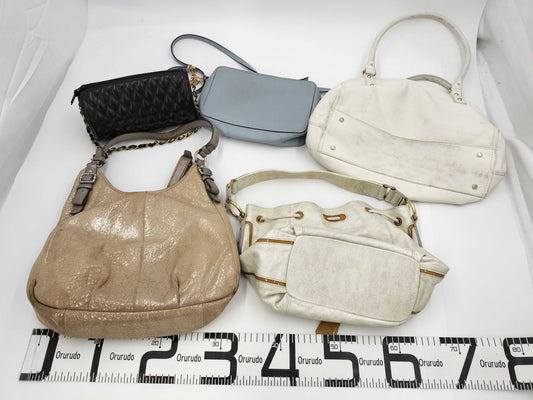 COACH, Kate Spade, Michael Kors, Hanae Mori, and Sazabi leather bag 5-piece set handbag