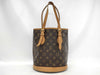 LOUIS VUITTON Monogram M42238 Bucket PM Tote Bag
