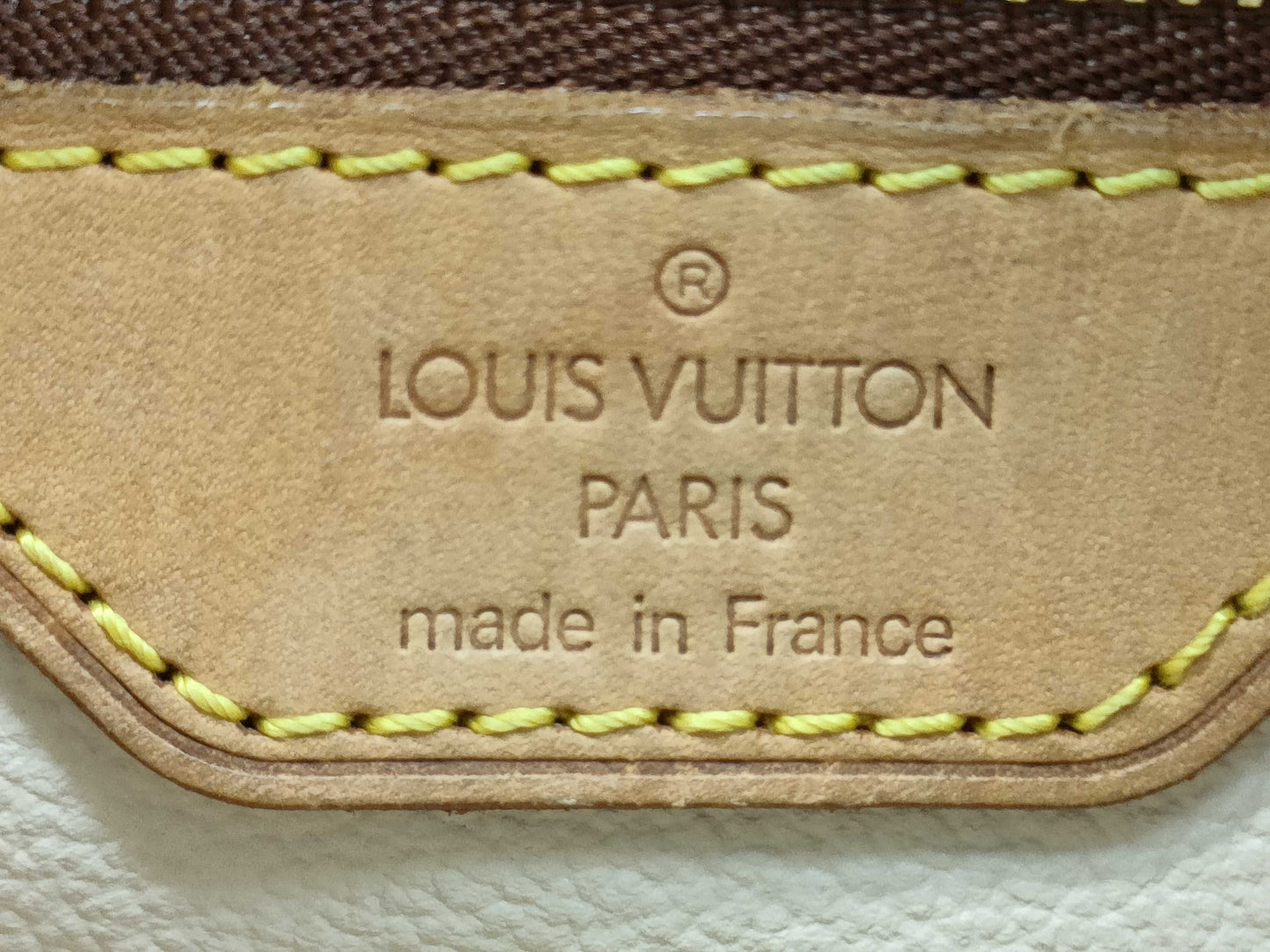 LOUIS VUITTON Monogram M42238 Bucket PM Tote Bag