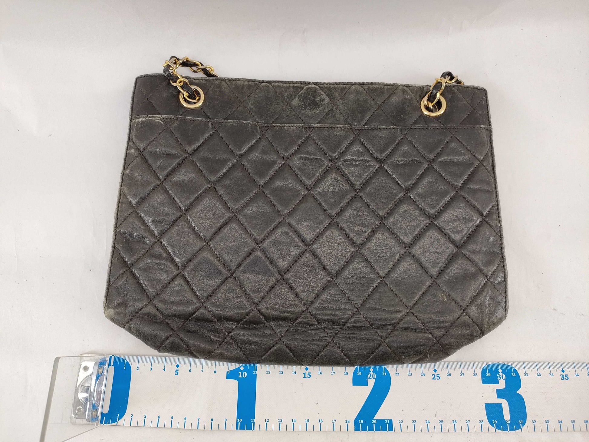 CHANEL [With sticker card] 0 series lambskin @Matelasse chain shoulder bag