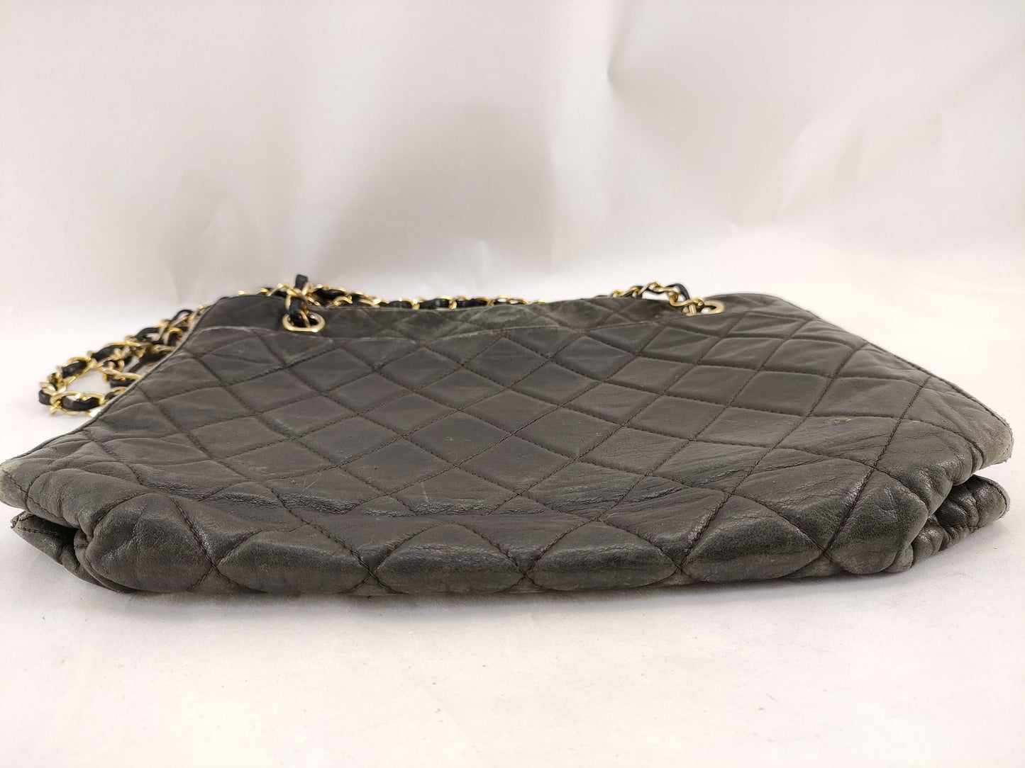 CHANEL [With sticker card] 0 series lambskin @Matelasse chain shoulder bag