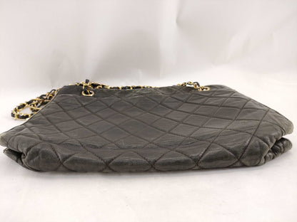 CHANEL [With sticker card] 0 series lambskin @Matelasse chain shoulder bag