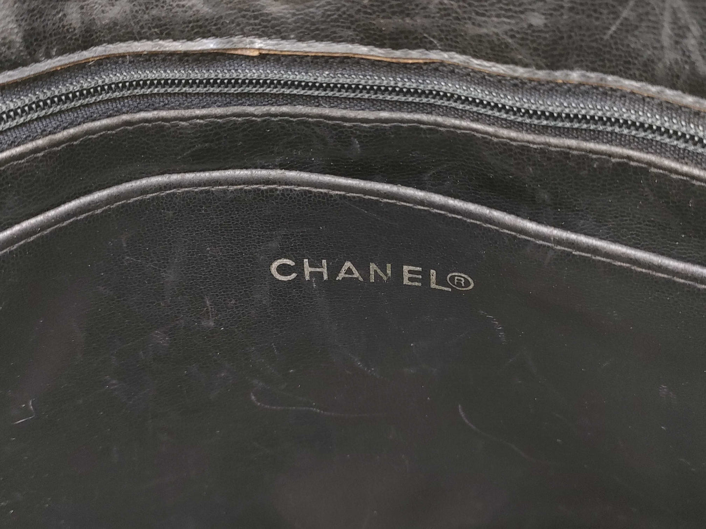 CHANEL [With sticker card] 0 series lambskin @Matelasse chain shoulder bag