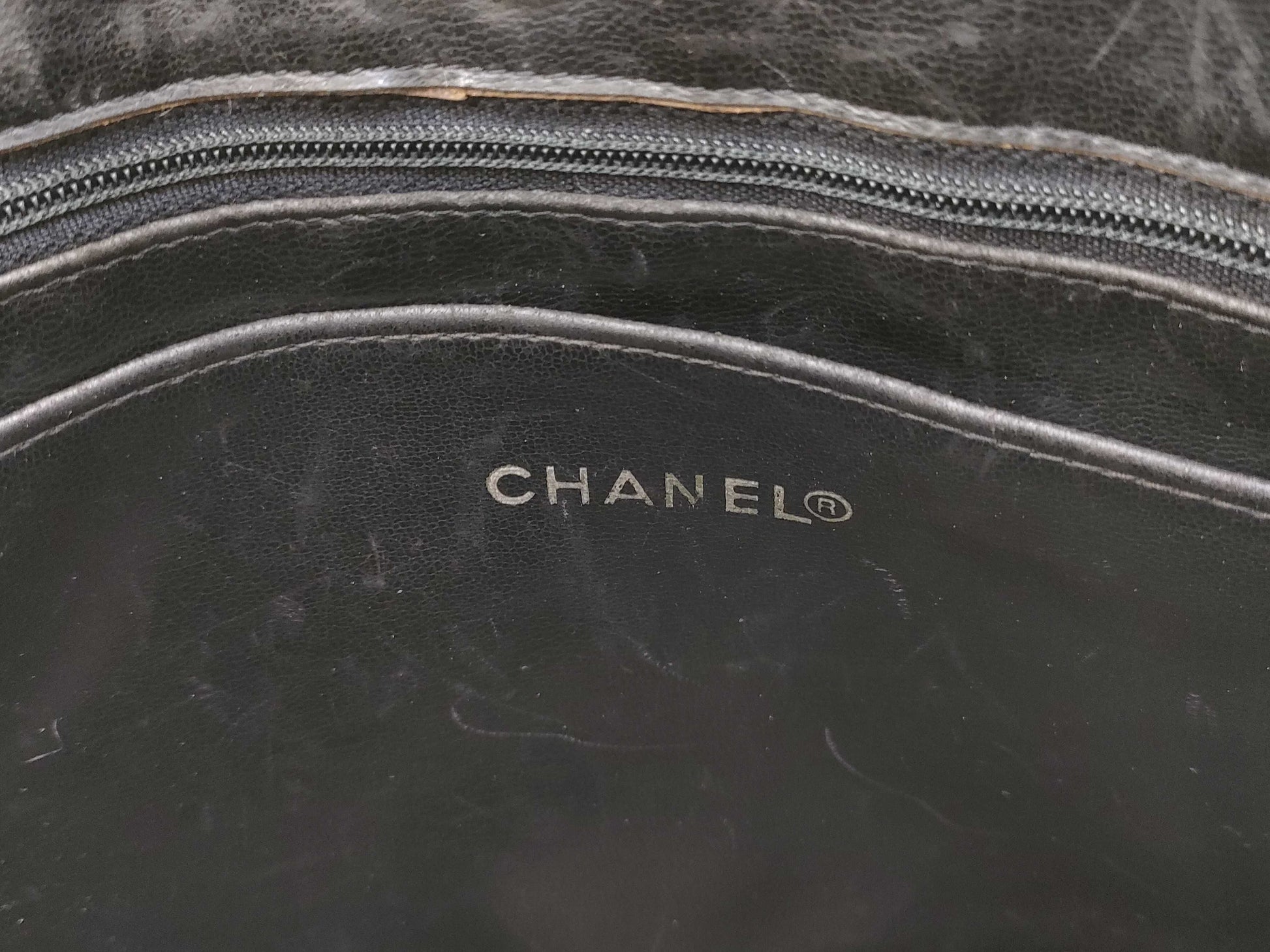 CHANEL [With sticker card] 0 series lambskin @Matelasse chain shoulder bag