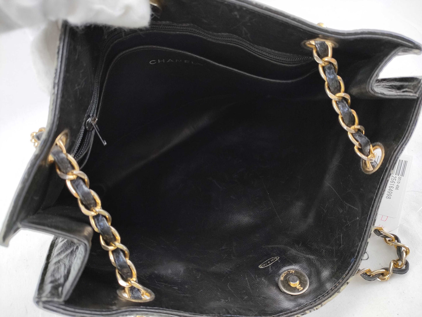 CHANEL [With sticker card] 0 series lambskin @Matelasse chain shoulder bag