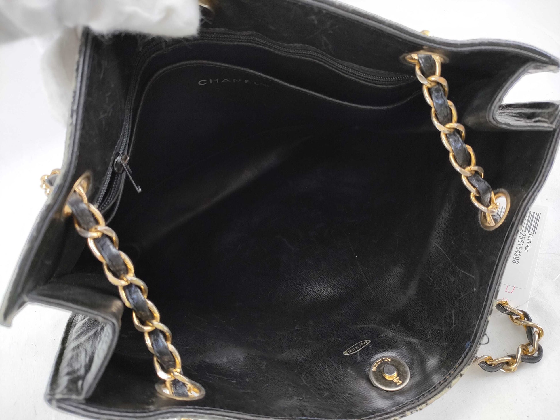 CHANEL [With sticker card] 0 series lambskin @Matelasse chain shoulder bag