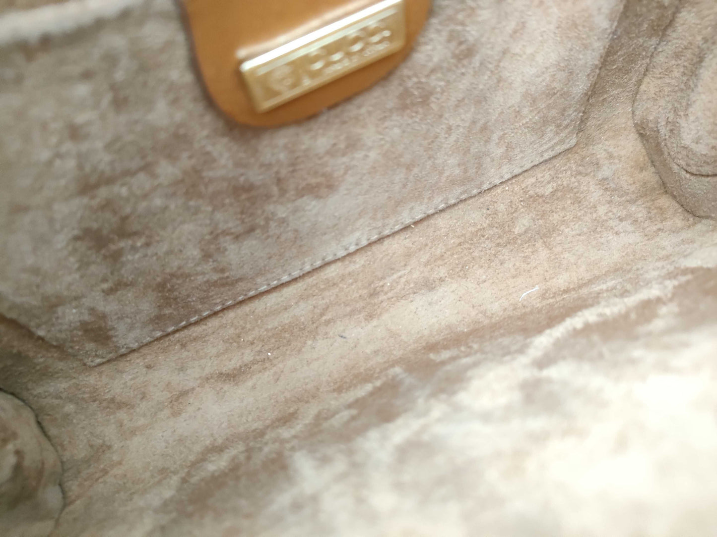GUCCI Old @ Shoulder Bag with Ribbon Hardware