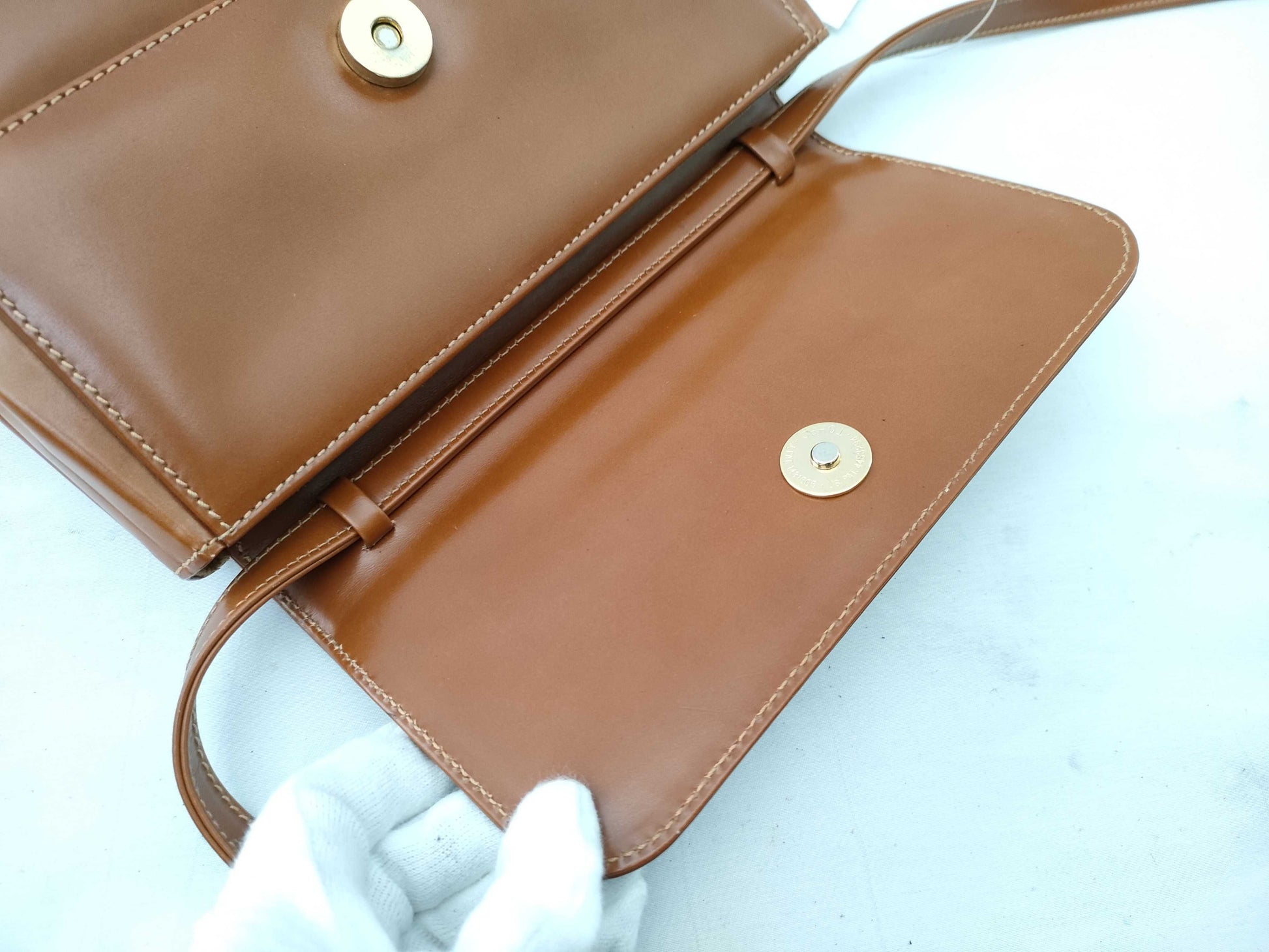 GUCCI Old @ Shoulder Bag with Ribbon Hardware