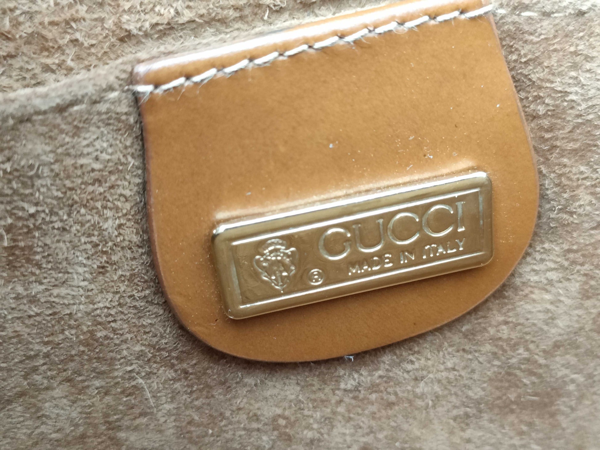 GUCCI Old @ Shoulder Bag with Ribbon Hardware