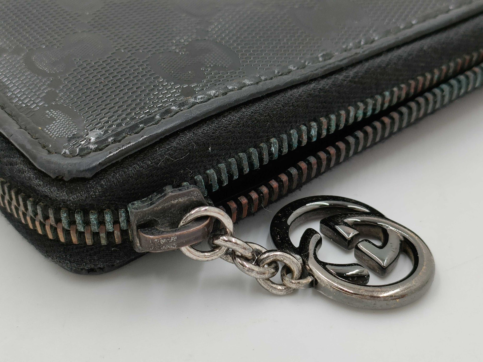 GUCCI Guccissima Long Wallet Shima Wallet