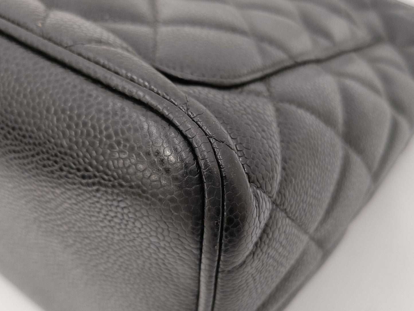 CHANEL Caviar Skin Reproduction Tote Handbag