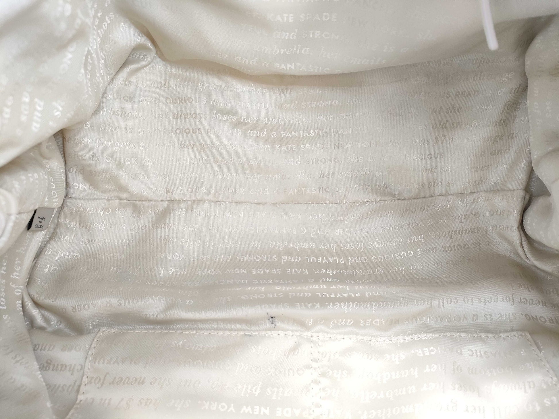 Kate Spade Leather White Handbag