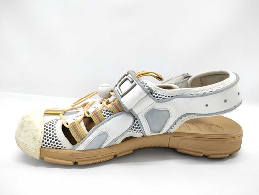 GUCCI logo platform sandals