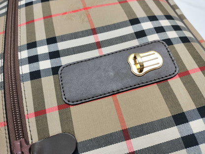 BURBERRY Check Messenger Shoulder Bag
