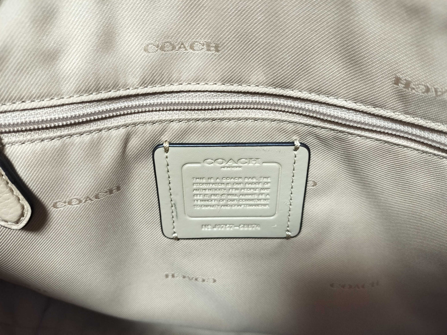 COACH 58874/2WAY handbag