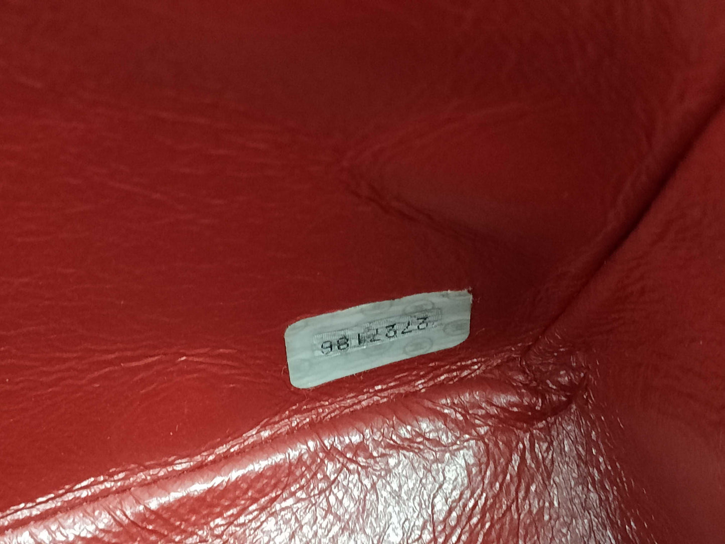 CHANEL Matelasse 33 Lambskin Shoulder Bag with Chain, Red, with Seal Card, No. 2