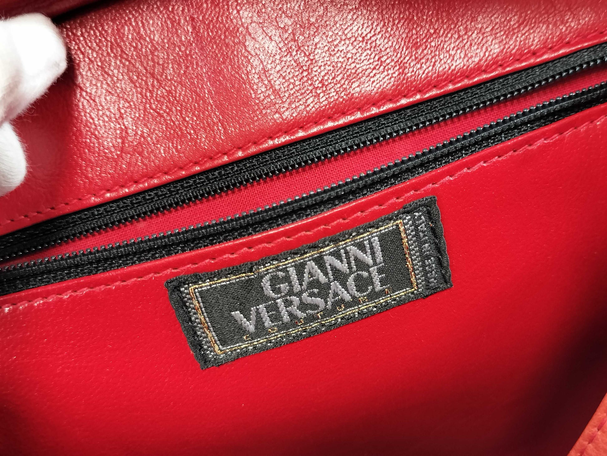 VERSACE Medusa Leather Tote Bag