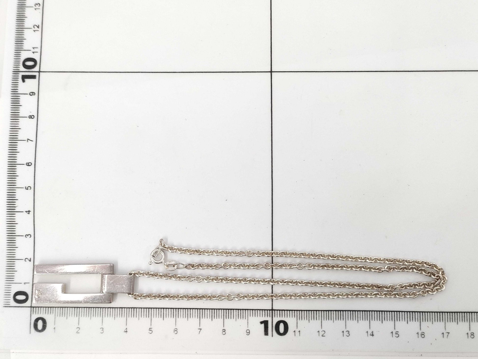 GUCCI 925 Necklace SV925 20.6g Necklace