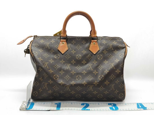 LOUIS VUITTON VI873 Monogram M41524 Monogram Speedy 35 Boston Bag