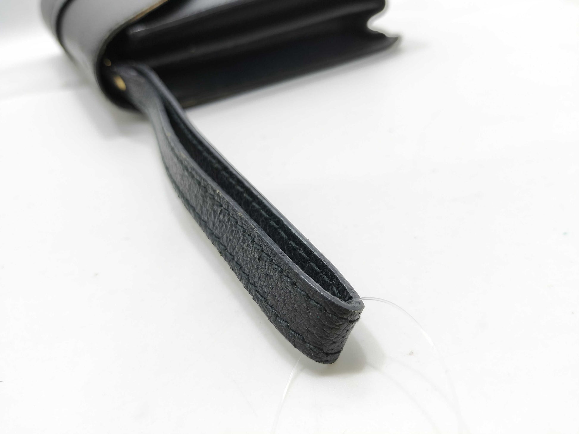 GUCCI Black Leather Clutch Bag Second Bag