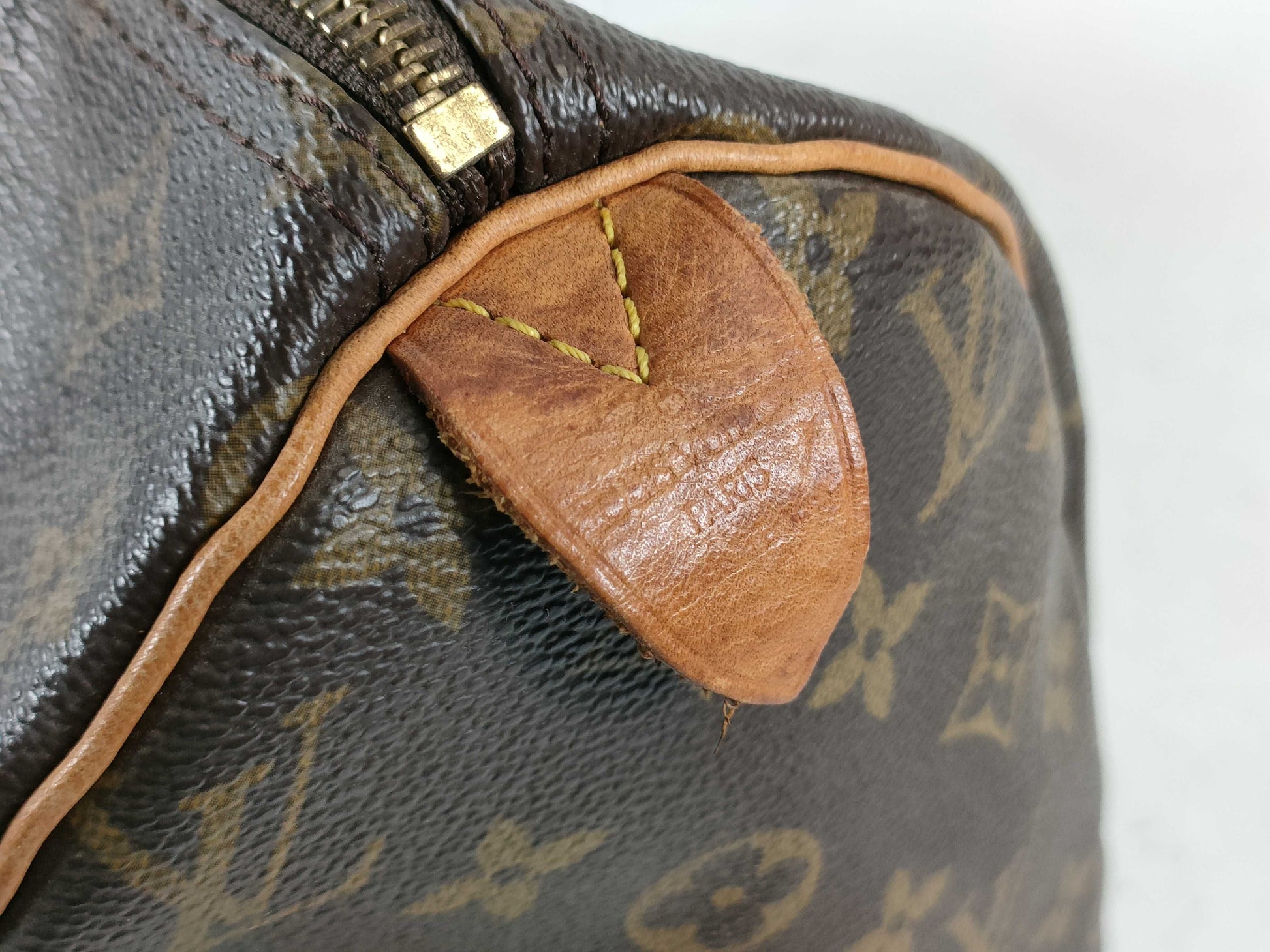 LOUIS VUITTON RFID Unverified TH 0072 Monogram M41108 Speedy 30 Handbag
