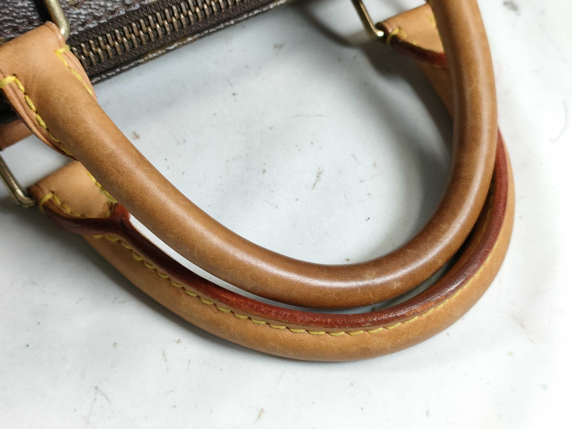 LOUIS VUITTON RFID Unverified TH 0072 Monogram M41108 Speedy 30 Handbag