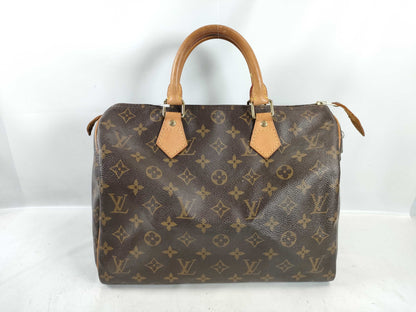 LOUIS VUITTON RFID Unverified TH 0072 Monogram M41108 Speedy 30 Handbag