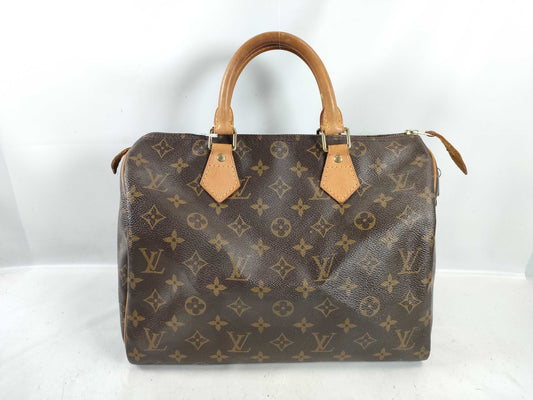 LOUIS VUITTON RFID Unverified TH 0072 Monogram M41108 Speedy 30 Handbag