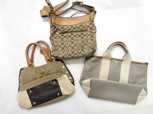 COACH Signature Furla/topkapi/3-piece shoulder bag