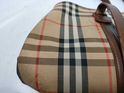 BURBERRY Nova Check Tote Bag