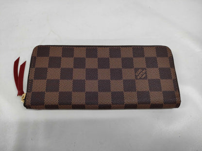 LOUIS VUITTON Damier N60534 Damier Portefeuille Clemence Wallet