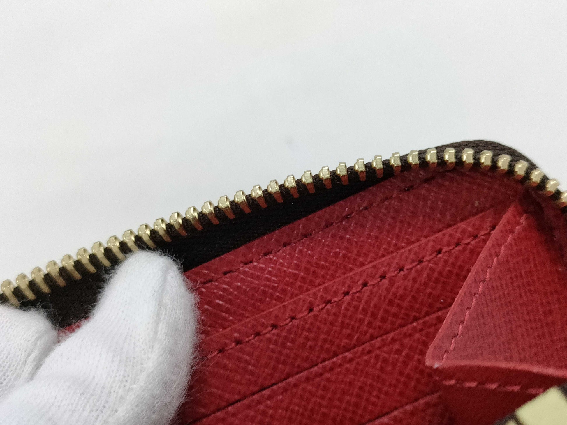 LOUIS VUITTON Damier N60534 Damier Portefeuille Clemence Wallet