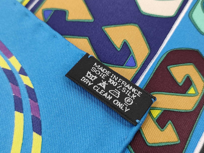 HERMES Carre Carre 90 KILIM Scarf
