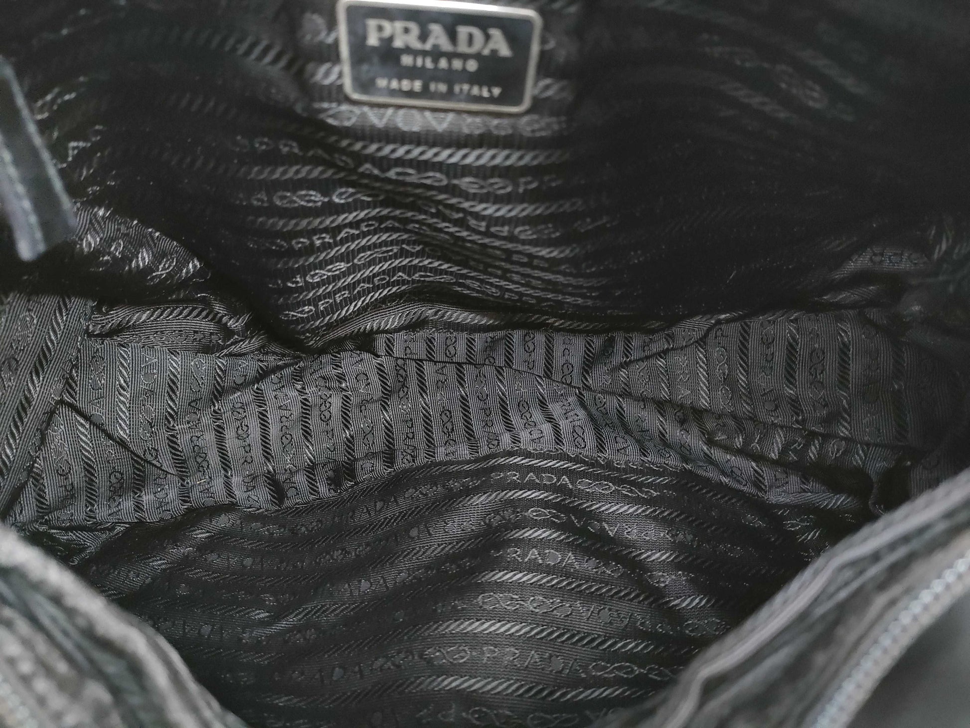 PRADA nylon shoulder bag