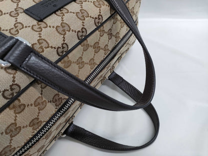 GUCCI GG Canvas 449167 Boston Bag