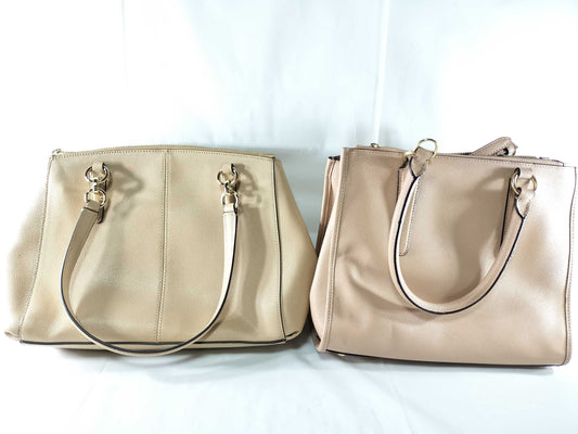 COACH Leather Two-Piece Handbag