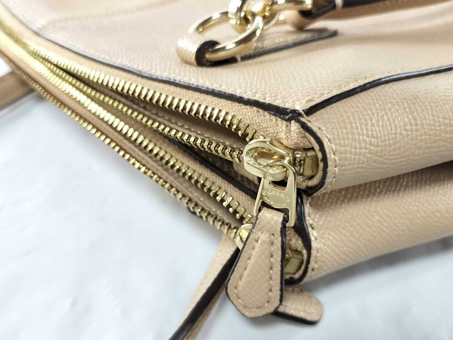 COACH Leather Two-Piece Handbag