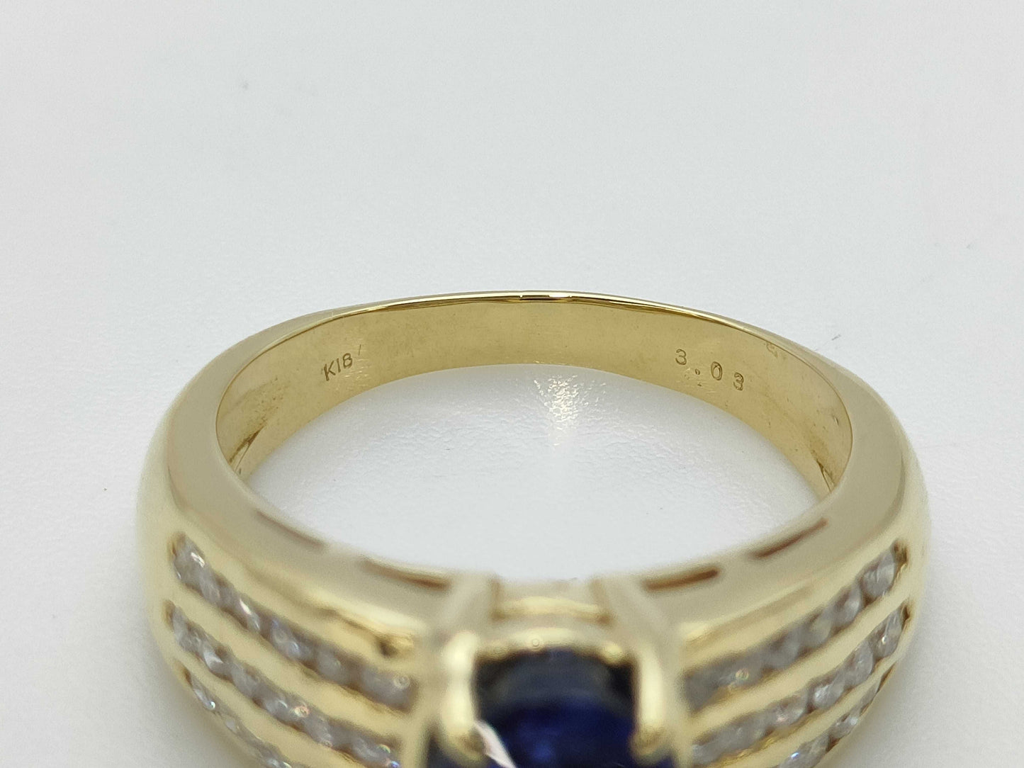 3.03ct Diamond 18K 6.6g Ring 