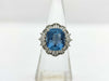 AQ5.10ct D1.34ct Pt900 11.5g Ring 