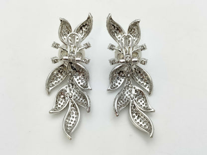 South Sea Pearl, Diameter approx. 12.0mm, D3.34ct / South Sea Pearl, Diameter approx. 11.8mm, D3.34ct, 18K White Gold, 22.8g, Earrings 