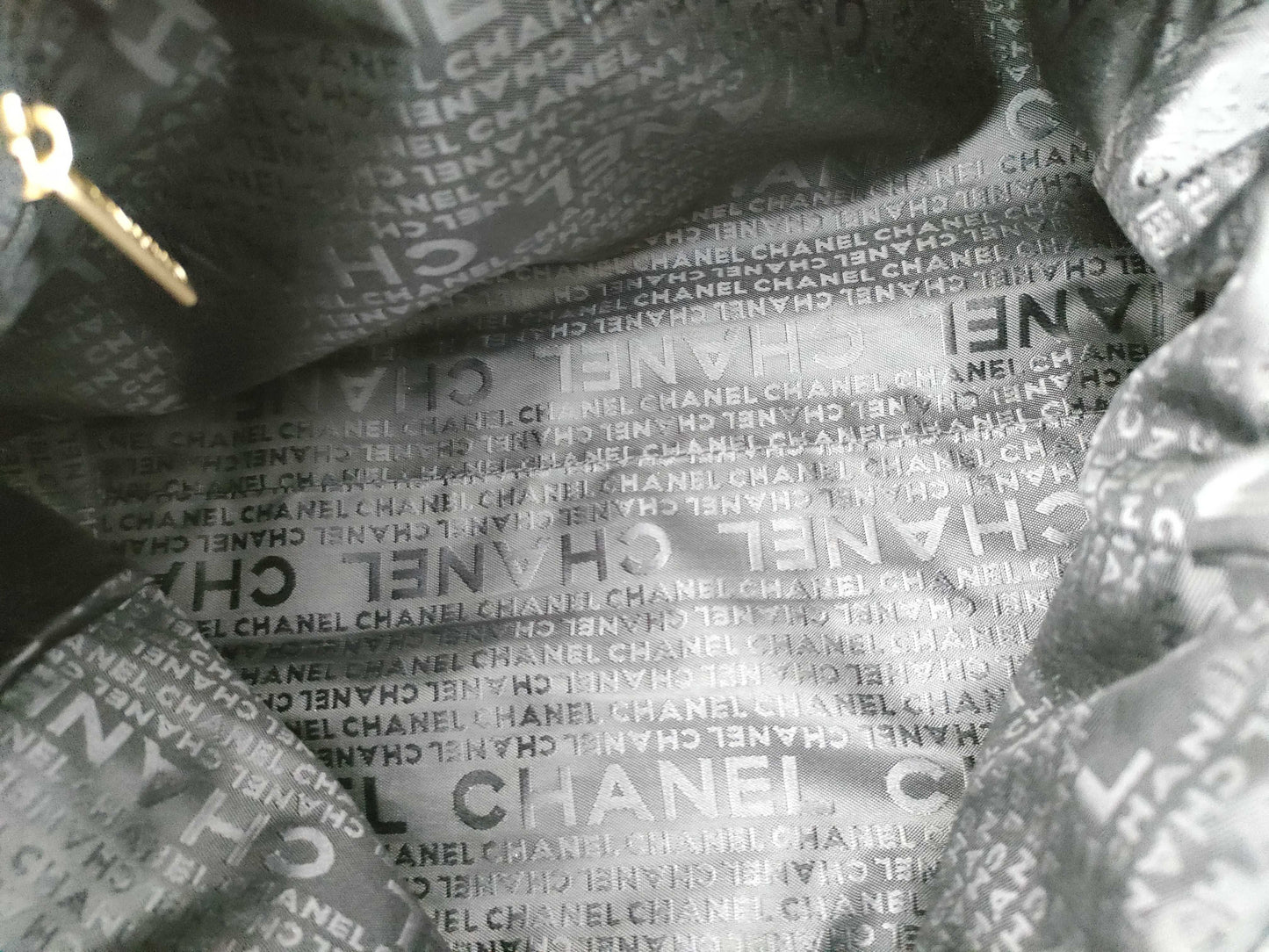 CHANEL No. 7 Lambskin Big Chain Tote Coco No. 7 Shoulder Bag