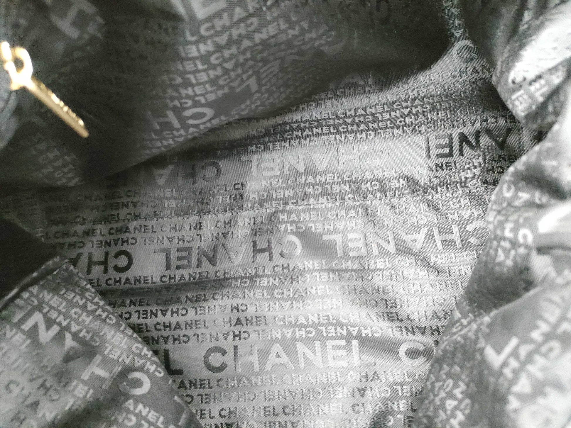 CHANEL No. 7 Lambskin Big Chain Tote Coco No. 7 Shoulder Bag