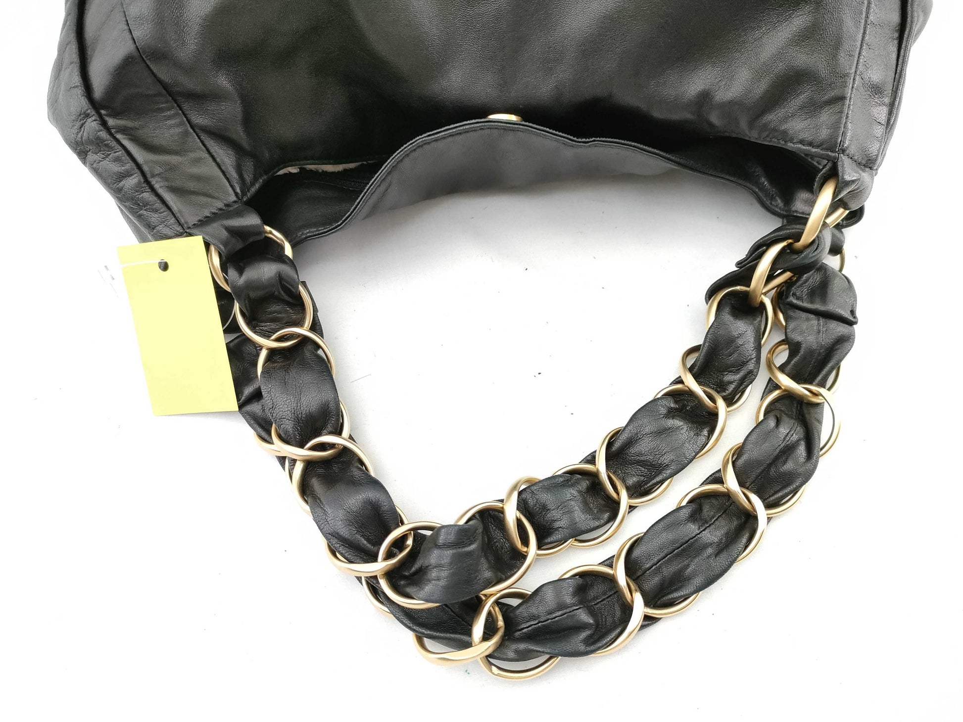 CHANEL No. 7 Lambskin Big Chain Tote Coco No. 7 Shoulder Bag