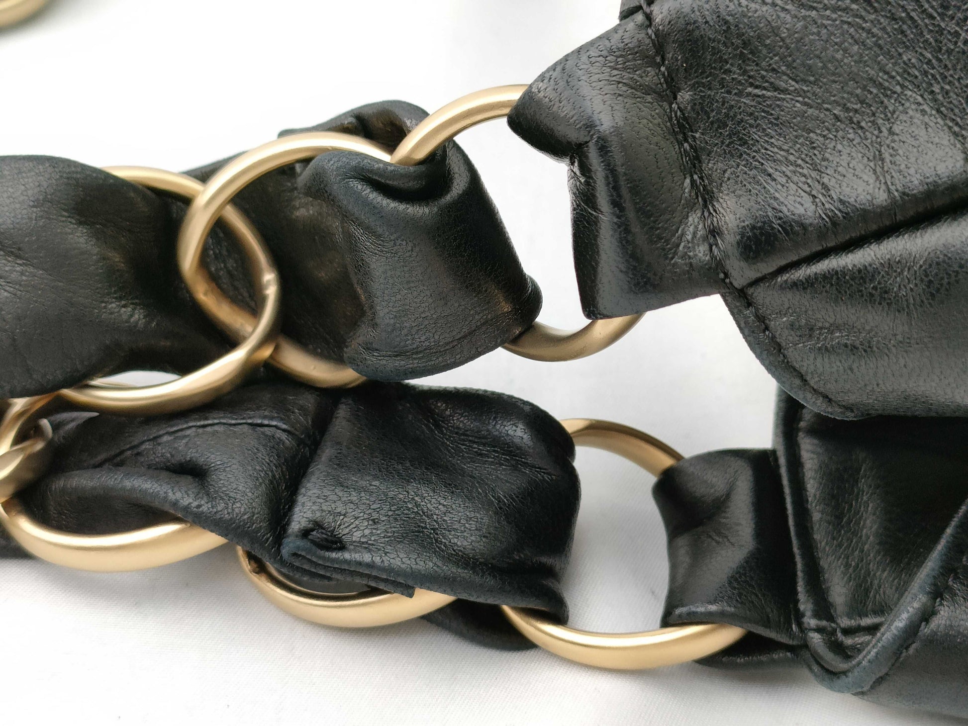 CHANEL No. 7 Lambskin Big Chain Tote Coco No. 7 Shoulder Bag