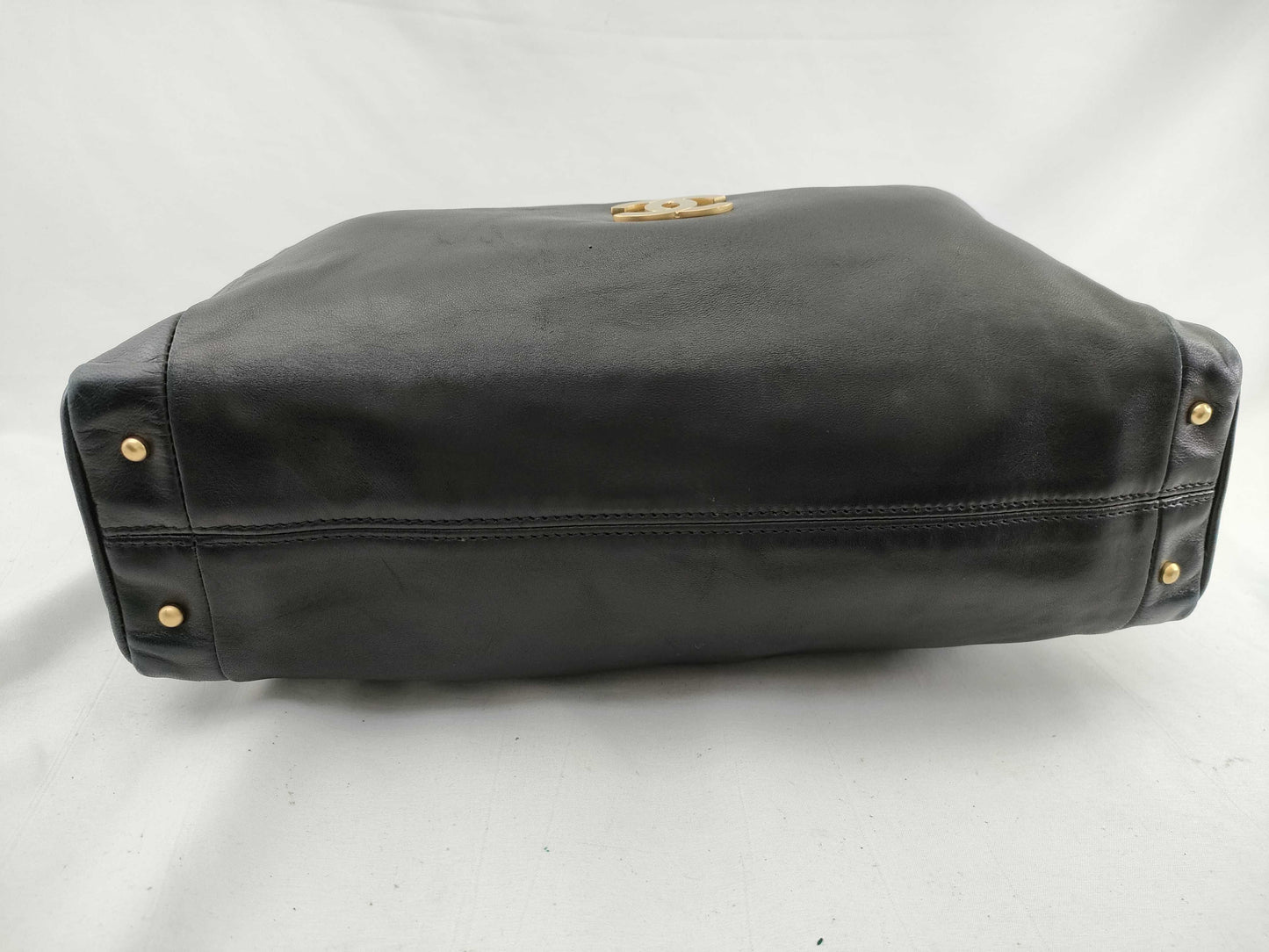 CHANEL No. 7 Lambskin Big Chain Tote Coco No. 7 Shoulder Bag