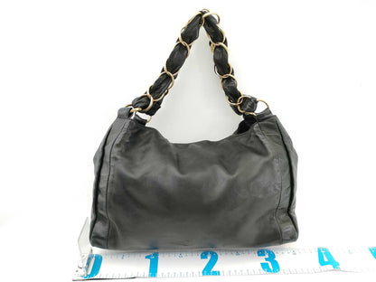 CHANEL No. 7 Lambskin Big Chain Tote Coco No. 7 Shoulder Bag