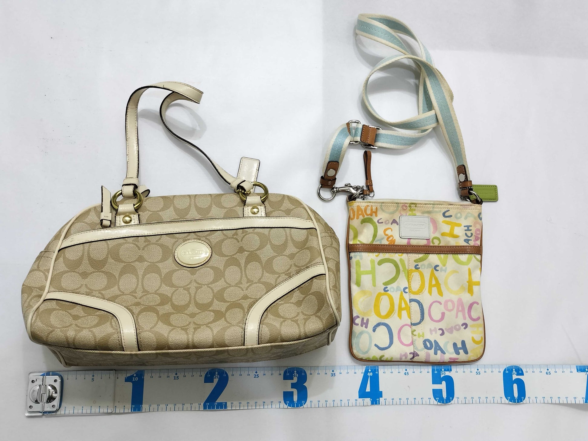 COACH Signature 10398/F18918 Shoulder Bag/Handbag, 3-piece set