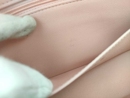 CHANEL Lambskin Single Mini Matelasse Chain Pink Shoulder Bag 